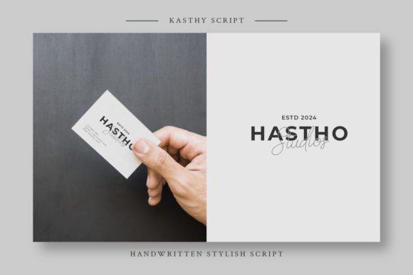 Kasthy Font PNG with transparent background - Preview 3