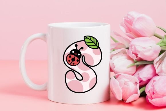Ladybug Font PNG with transparent background - Preview 3