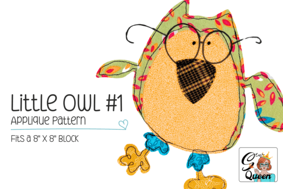 Little Owl #1 - Applique Pattern
