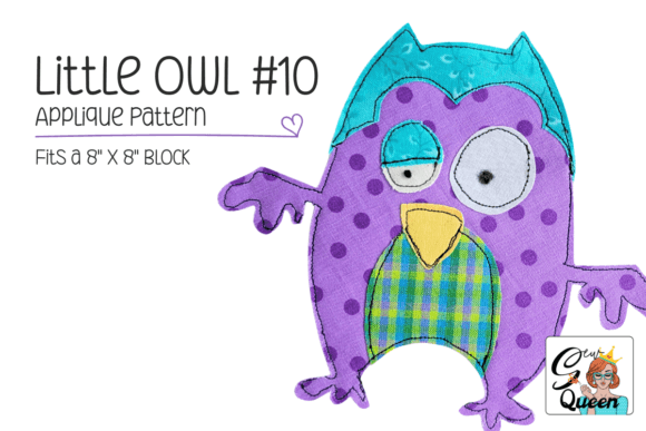 Little Owl #10 - Applique Pattern