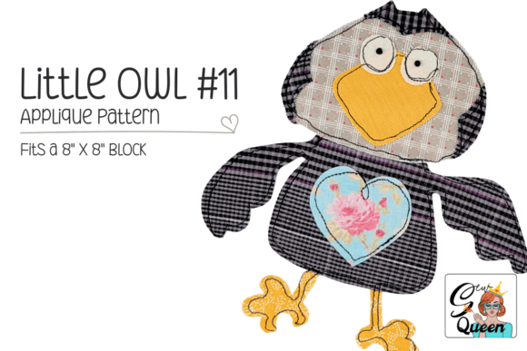 Little Owl #11 - Applique Pattern