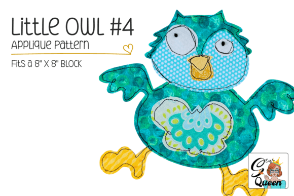 Little Owl #4 - Applique Pattern