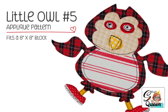 Little Owl #5 - Applique Pattern