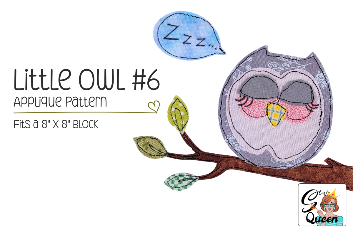 Little Owl #6 - Applique Pattern