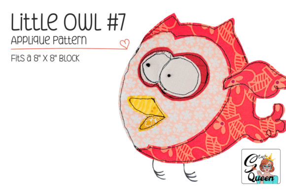 Little Owl #7 - Applique Pattern