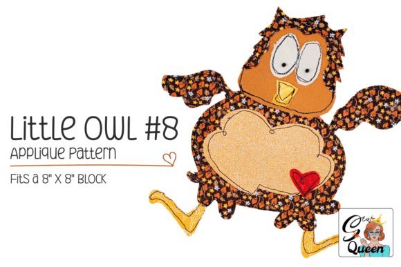 Little Owl #8 - Applique Pattern