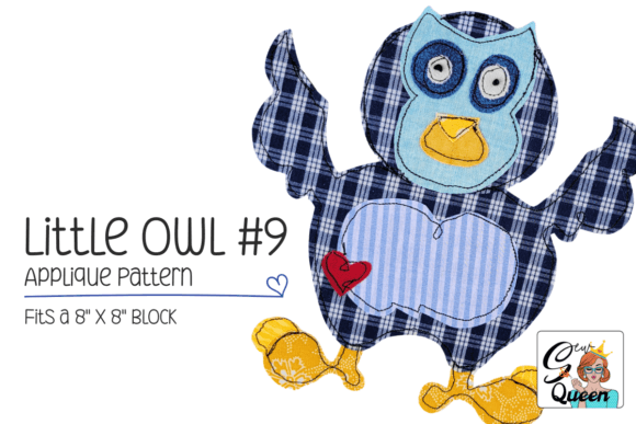 Little Owl #9 - Applique Pattern