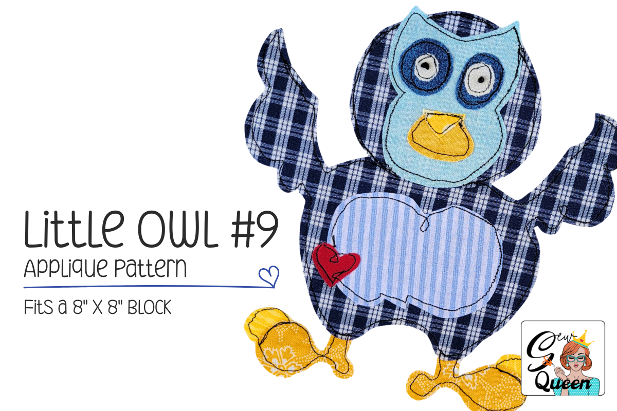 Little Owl #9 - Applique Pattern