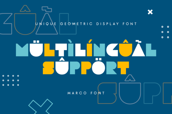 Marco Font font preview - 5