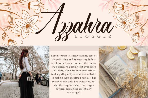 Paraesthetic Font font preview - 5