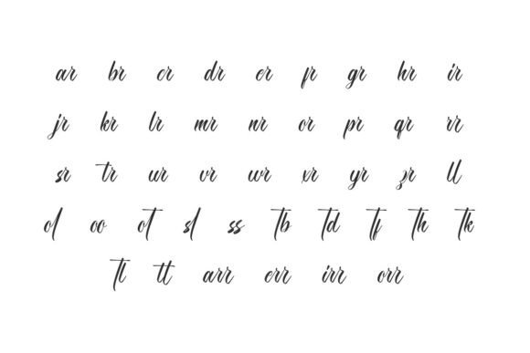 Paraesthetic Font font preview - 6