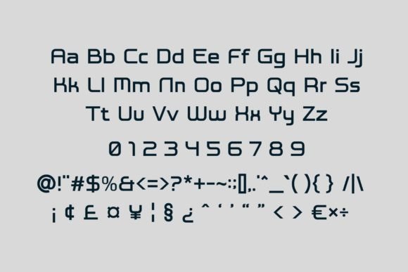 Refanok Font PNG with transparent background - Preview 2