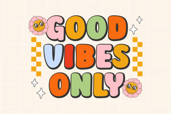 Retro Spirit Font PNG with transparent background - Preview 2