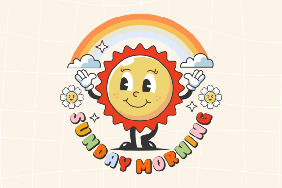 Retro Spirit Font PNG with transparent background - Preview 3