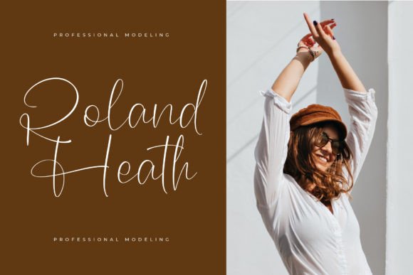 Roland Sidney Font PNG with transparent background - Preview 1