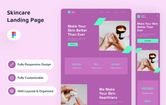 Skincare Landing Page