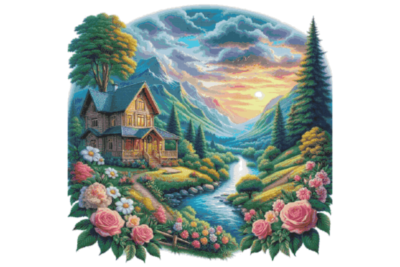Sweet Home Counted Cross Stitch Patterns