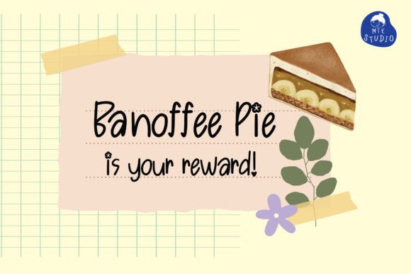 Banoffee Pie Font - Preview 2
