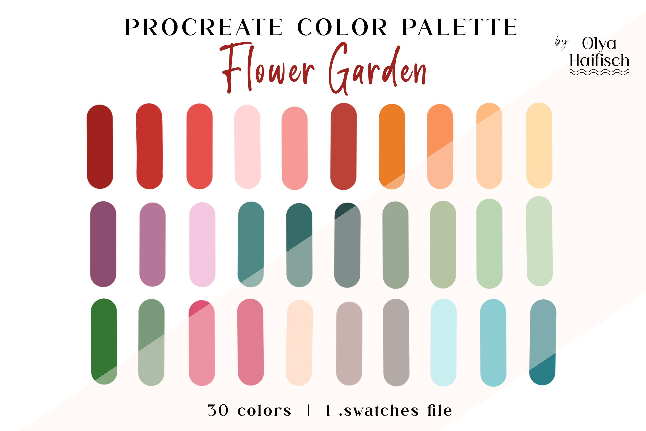 Cute Bright Procreate Color Palette