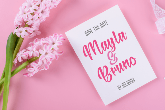 Delight Hearts Font font preview - 4