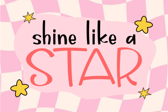 Girly Notes Font PNG with transparent background - Preview 4