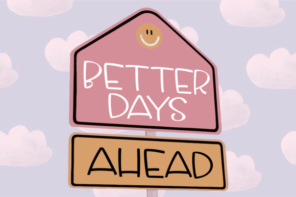 Girly Notes Font PNG with transparent background - Preview 6