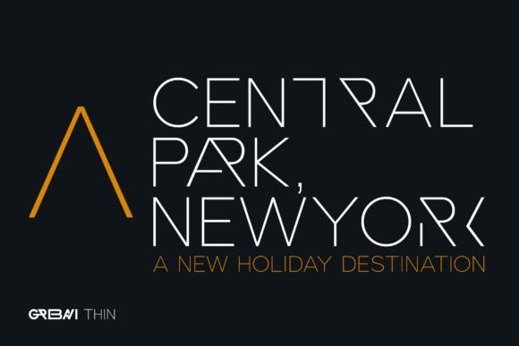 Grebavi | Modern Logo Typeface Font - Preview 3