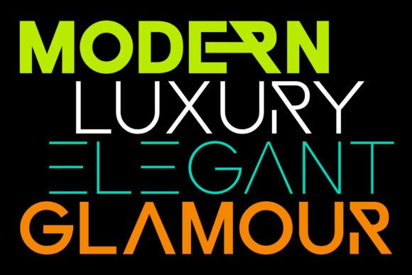 Grebavi | Modern Logo Typeface Font - Preview 5