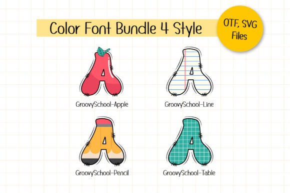 Groovy School Font - Preview 1