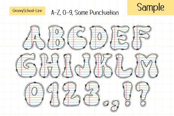 Groovy School Font - Preview 3
