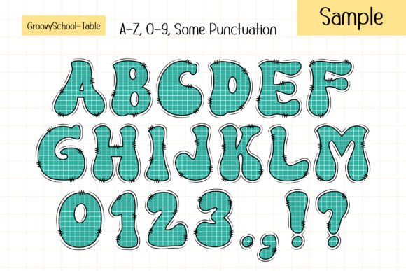 Groovy School Font - Preview 5