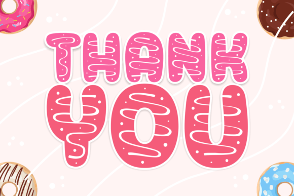 Hola Donut Font - Preview 4