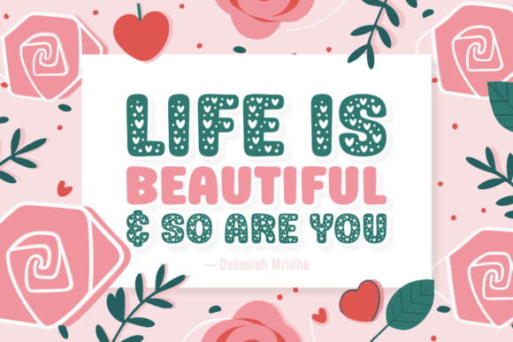 Hope Dots Font PNG with transparent background - Preview 4