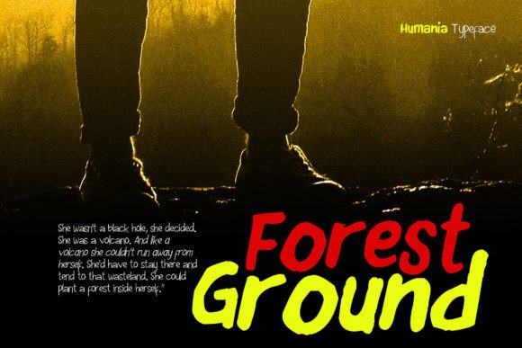 Humania Font PNG with transparent background - Preview 3