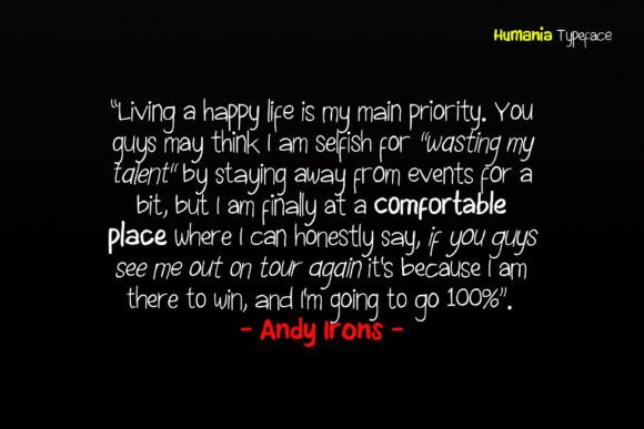 Humania Font PNG with transparent background - Preview 5
