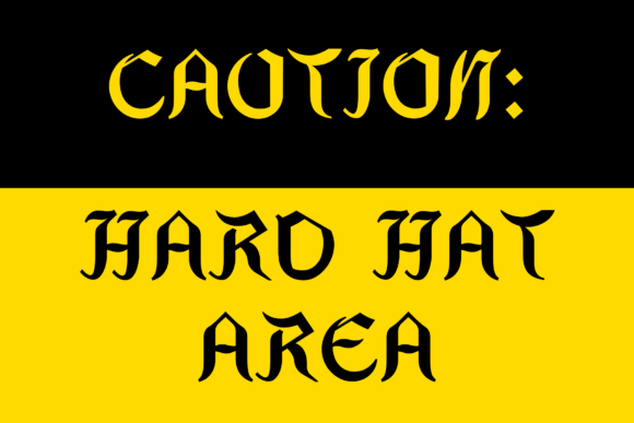 Kingthings Gothic Font PNG with transparent background - Preview 3