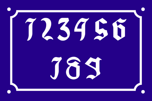 Kingthings Gothic Font PNG with transparent background - Preview 5