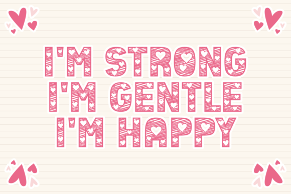 Love Alice Font PNG with transparent background - Preview 1