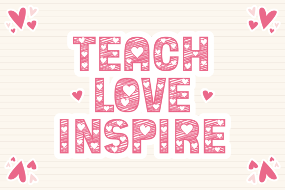 Love Alice Font PNG with transparent background - Preview 3