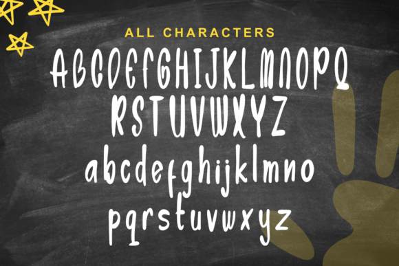 Playkids Font PNG with transparent background - Preview 3