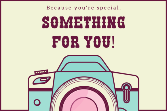 Retro Camera Font PNG with transparent background - Preview 2