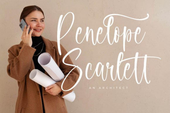 Satherly Font PNG with transparent background - Preview 2