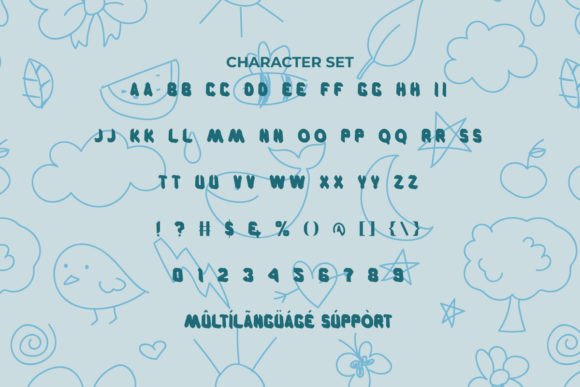 Smart Toys Font PNG with transparent background - Preview 4