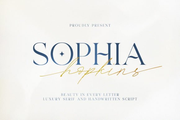 Sophia Hopkins Serif Font By baletype