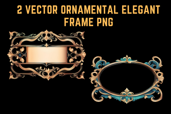 Vector Ornamental Elegant Frame Graphic by Alouma Sriti · Creative Fabrica