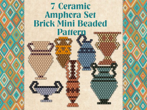 7 Ceramic Amphora Set
