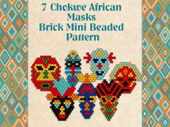 7 Chokwe African Masks