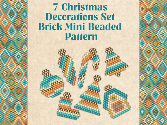 7 Christmas Decorations Set