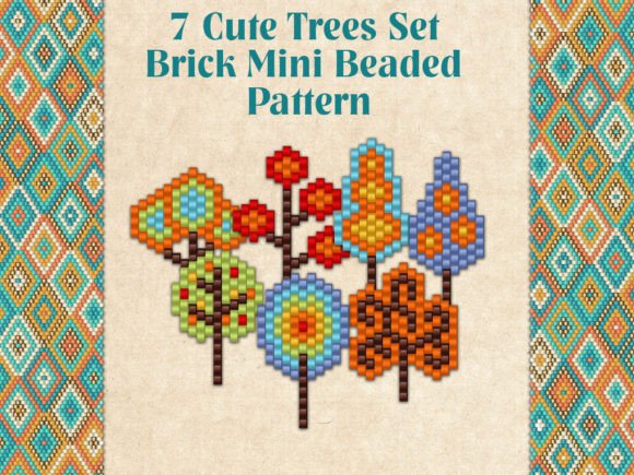 7 Cute Trees Set