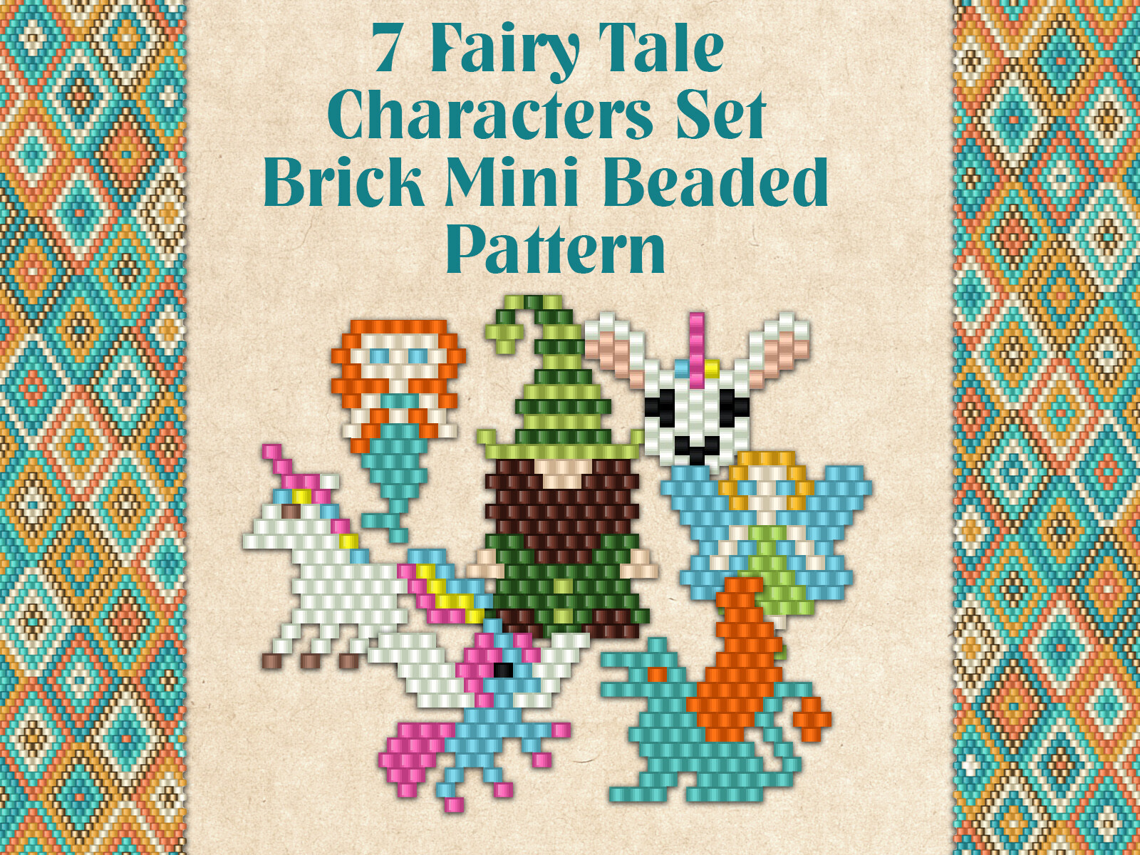 7 Fairy Tale Characters Set